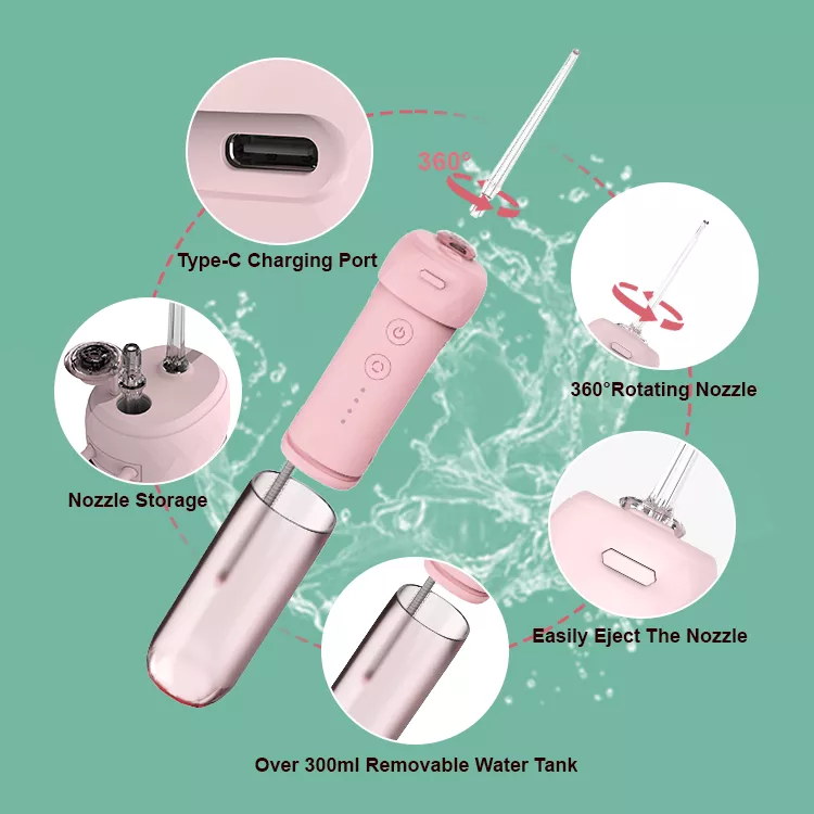 Independently developed pump pull-out waterproof water flosser (2)