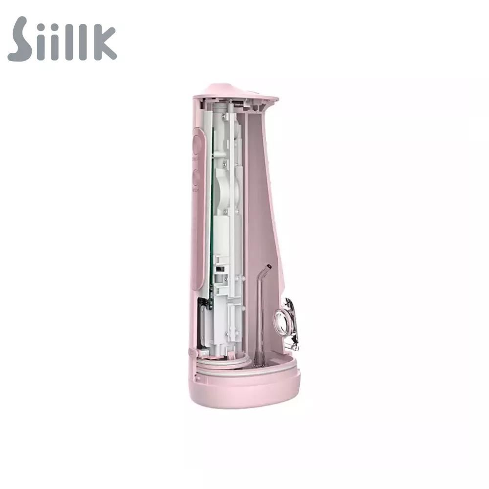 Pink Waterproof Cordless Large Capacity Water Flosser (1)